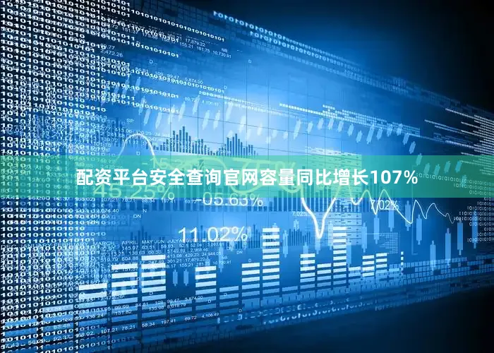 配资平台安全查询官网容量同比增长107%